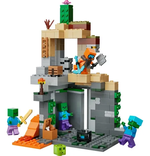 Lego Minecraft 21587 Masmorra De Zombies - 284 Peças