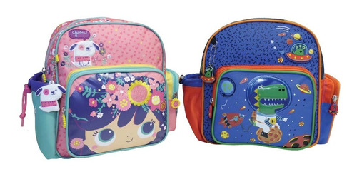 Combo Gremond 2 Mochilas Infantiles Niña Niño Ideal Jadrdín 