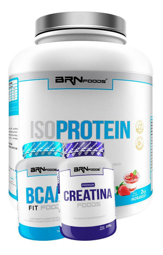 Kit Whey Protein Iso Protein Foods 2kg+ Creatina 100g