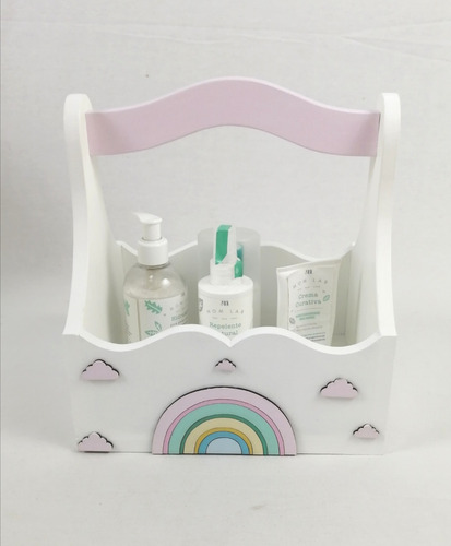 Caja De Madera Para Articulos De Bebe Pañaleras Dec Infantil