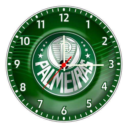 Relógio De Parede Artesanal - Palmeiras - Mod. 07