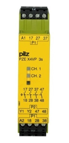 Modulo Ampliacion Pze X4vp 3/24vdc 4n/o Fix Pilz 777583