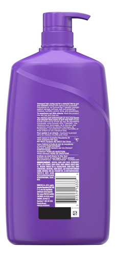 Aussie Total Miracle Com Óleo De Damasco E Macadâmia, Shampo
