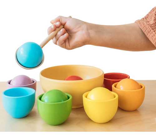 Montessori - Bola De Clasificacin De Colores Arcoris Grande