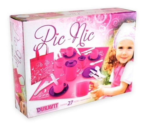 Juego De Picnic Set Té Bolso Mantel 27 Piezas Duravit Orig