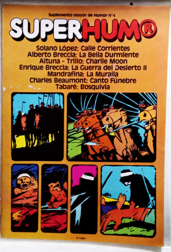 Revista Super Humor ( R )  Suplemento  Mayor N° 4 - 1981