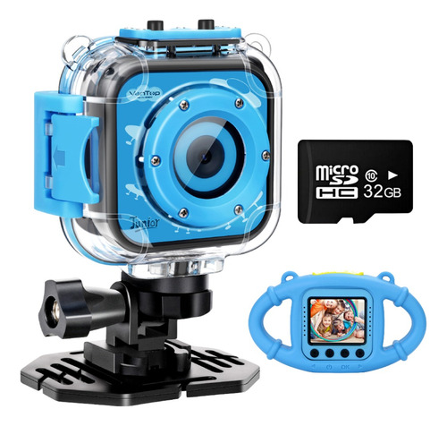 Vantop Junior K3 1080p Azul - Cámara Digital De Video Acción