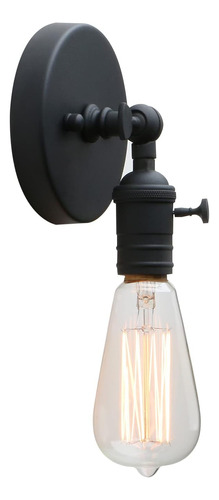 Lámpara De Pared Vintage Pathson, 1 Aplique Tipo Loft Con Mo