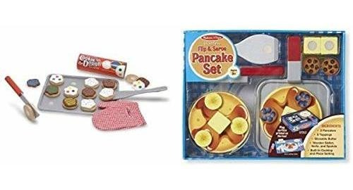 Cocina De Juguete - Melissa & Doug Cookie Set & Pancake Set 