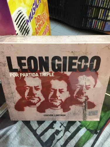 Leon Gieco Por Partida Triple Cd Nuevo 3cd Ed Limitada Mgca