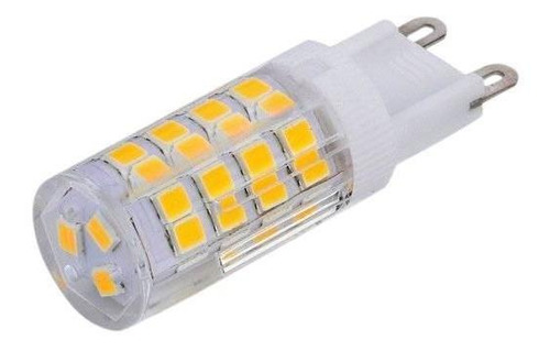 Kit 10 Lâmpadas Led Halopin G9 7w Branco Quente