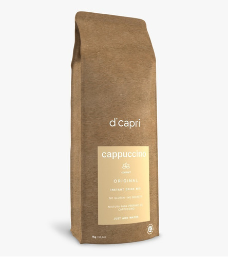 Cappuccino Dicapri Tradicional P/maquina Vending Refil 1kg