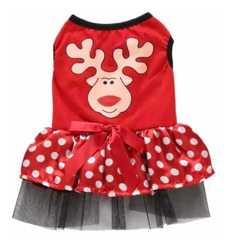 Ropa De Perro ( Vestido De Navidad Rojo ) Entrega Inmediata