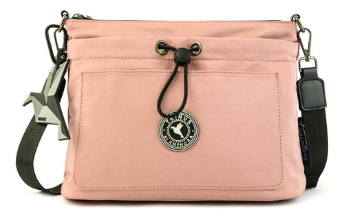 Cartera Bandolera Pequeña Zagora Rosa Viejo