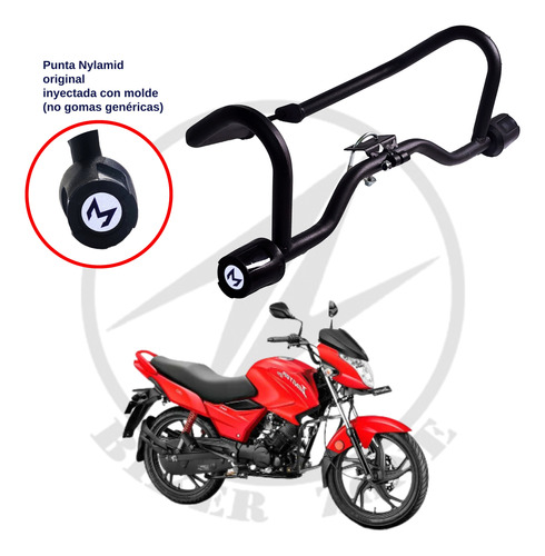 Slider Defensa Stunt Para Moto Hero Ignitor 125 Cc