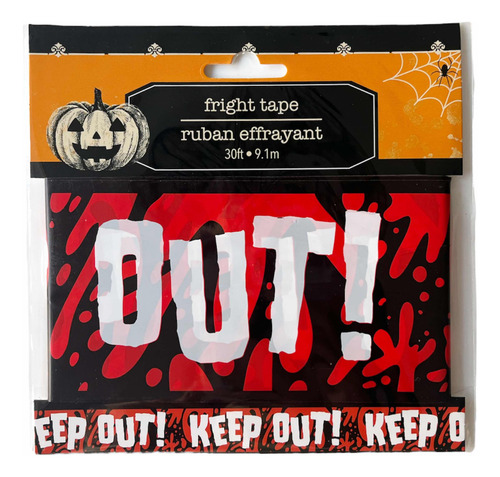 Decoración Halloween Terror Faja Seguridad