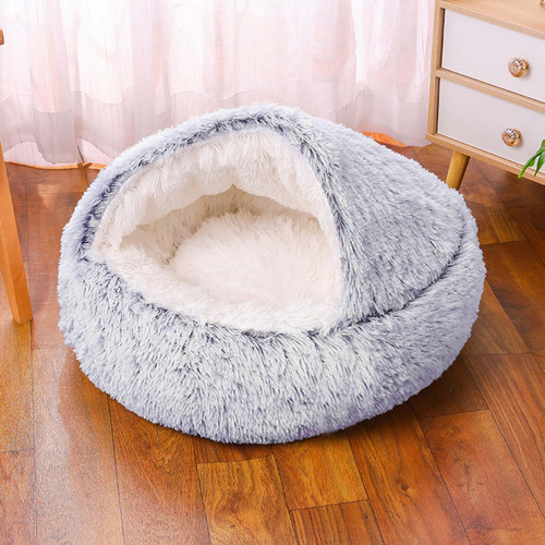 Cama Redonda Para Gatos, Nido Cueva Cálido, Invierno,