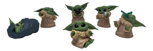 Set X6 Muñecos Baby Yoda / The Mandalorian 