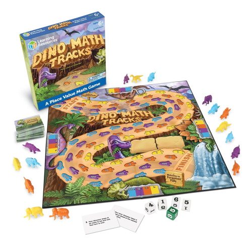 Juego De Mesa Dino Math Tracks/estrategias