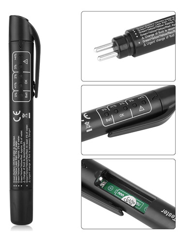 Probador De Líquido De Frenos Digital Pluma De Control De