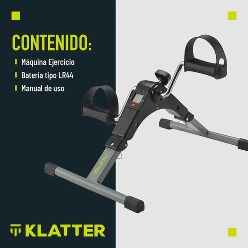 Máquina Ejercicio Fitness Pedal Plegable Profesional Klatter