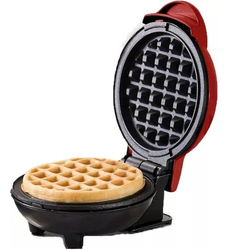 Mini Waflera Waffle Panqueques Antihaderente Cocina Push 