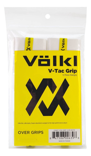 Volkl V-tac 12-pack Overgrip (blanco)