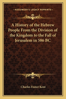 Libro A History Of The Hebrew People From The Division Of...