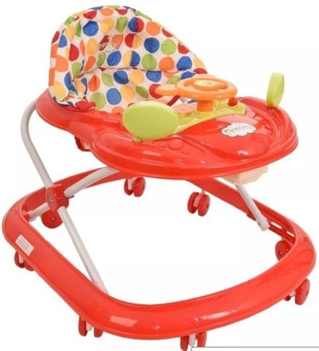 Andador Musical Posiciones Andadores Bebe Sonidos Dreams Color Rojo