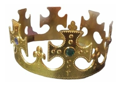 Imagen 3 de 5 de Corona Rey Principe Reina Ajustable Plástica Disfraz