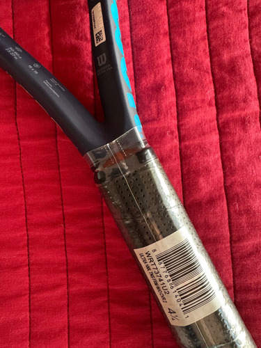 Raqueta Wilson Ultra 100l Cv (277gr) Grip 2 (4 1/4) + Funda Azul 4 1/4