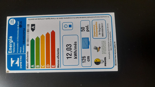 Imagem 5 de 9 de Smart Tv LG 50 Polegadas, Com Parte Da Tela Com Defeito.