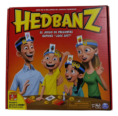 Hedbanz Juego De Mesa De Adivinar Imágenes (Usado)