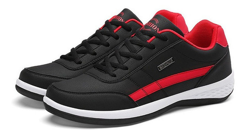 Tenis Deportivos De Cuero Sintético Para Hombre