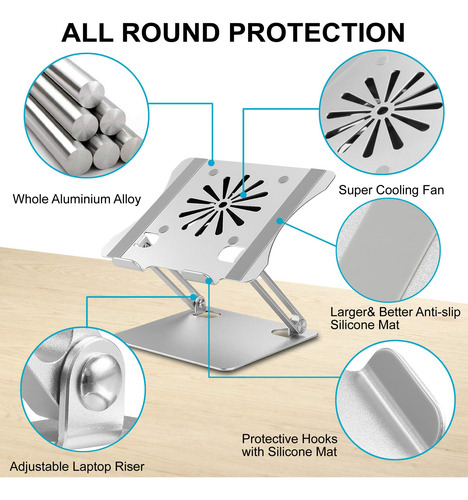 Soporte Para Computadora Portátil Con Ventilador De Refriger