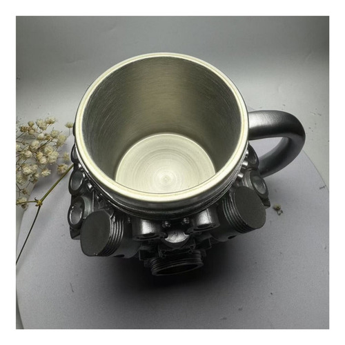 Taza Personalidad Creativa Taza De Acero Inoxidable V8