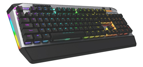 Teclado Gamer Patriot Viper V765 Rgb Kailh White Switch Usb Teclado Gris Oscuro