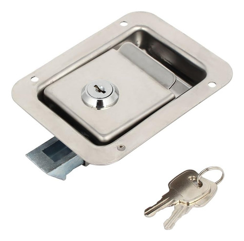 Chapa Inox Con Llave Camper - Carro De Arrastre - Remolque