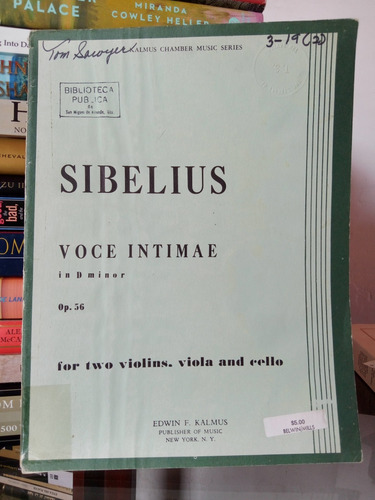 Sibelius: Voce Intimae Un D Minor