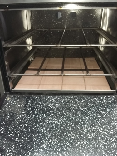 Imagen 5 de 6 de Cocina Industrial 4 Hornallas Acero 56 Cm Con Horno Pizzero
