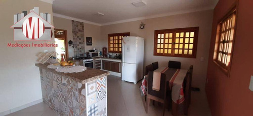 Imagem 3 de 9 de Linda Chácara Com 3 Dormitórios, Piscina, Pomar, Ótimo Padrão De Construção, À Venda, 1000 M² Por R$ 495.000 - Zona Rural - Pinhalzinho/sp - Ch0813