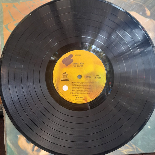 Imagem 6 de 6 de Vinil Lp The Beatles Rubber Soul Capa Sanduíche Mono