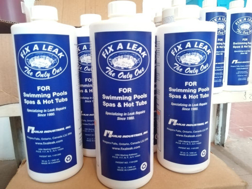 Imagen 6 de 7 de 2 Selladores Fugas Para Albercas Y Jacuzzi Fix A Leak 32 Oz