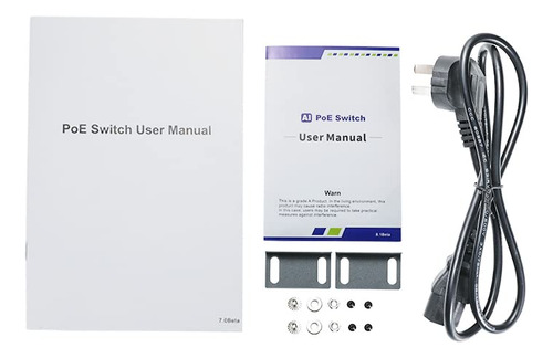 Switch Poe De 8 Puertos Gigabit 6com, 8 Puertos Poe+ 120w