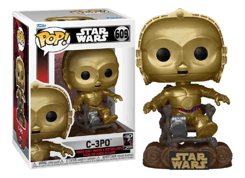 Funko Pop Star Wars 609 C-3po In Chair Return Of The Jedi 40