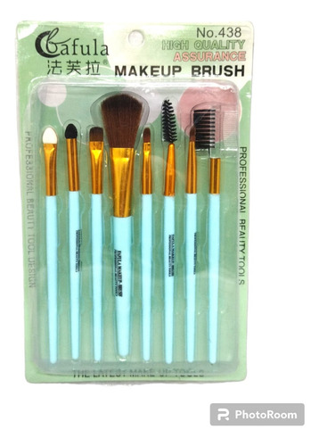 Set De Brochas Para Maquillajes Fafula Set De 8 Piezas Color Surtidos