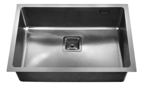 Bacha Cocina Mi Pileta Simple Essentia 660 Color Plateado