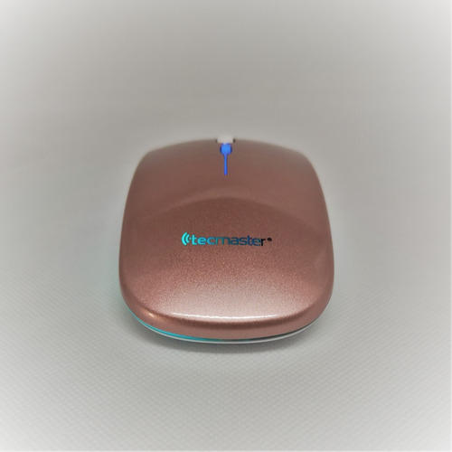 Mouse Dual Recargable Inalámbrico Bt Tecmaster Golden Rose