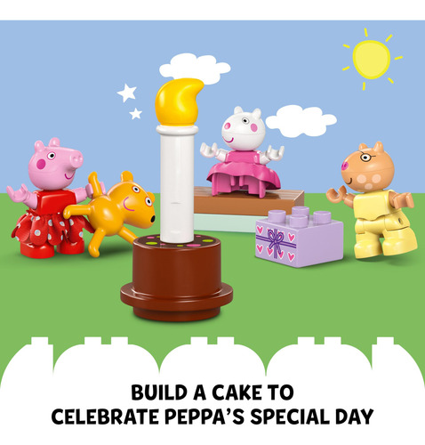 Playset Lego Duplo, Casa De Cumpleaños De Peppa Pig 10433, C