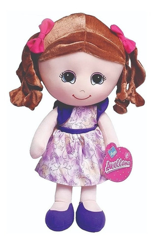 Muneca De Tela Trapo 50 Cm El Duende Azul Tm1 6455 Ttm